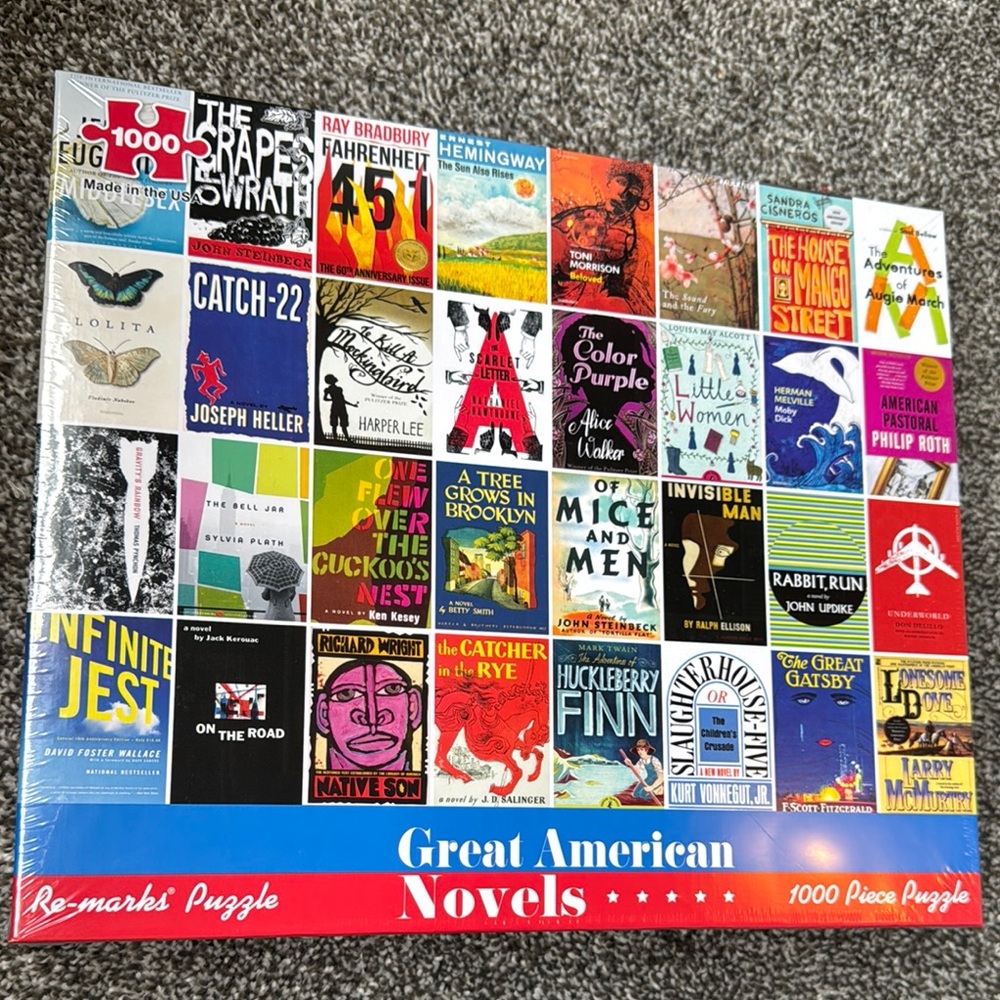 Great American Novels 1000 Piece Puzzle